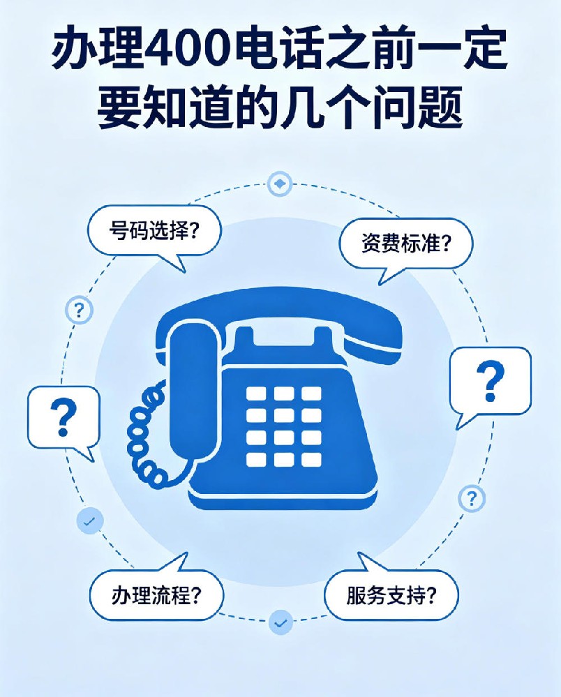 办理400电话之前一定要知道的几个问题